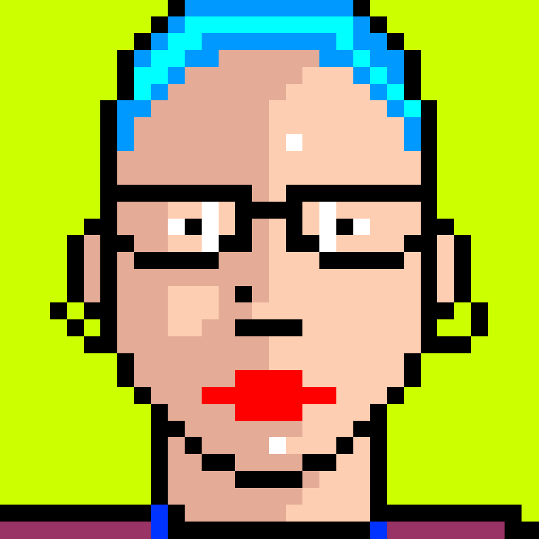 Pixel art portrait