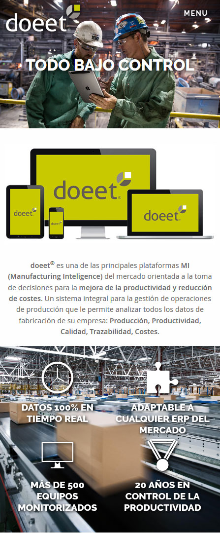 doeet website page on mobile